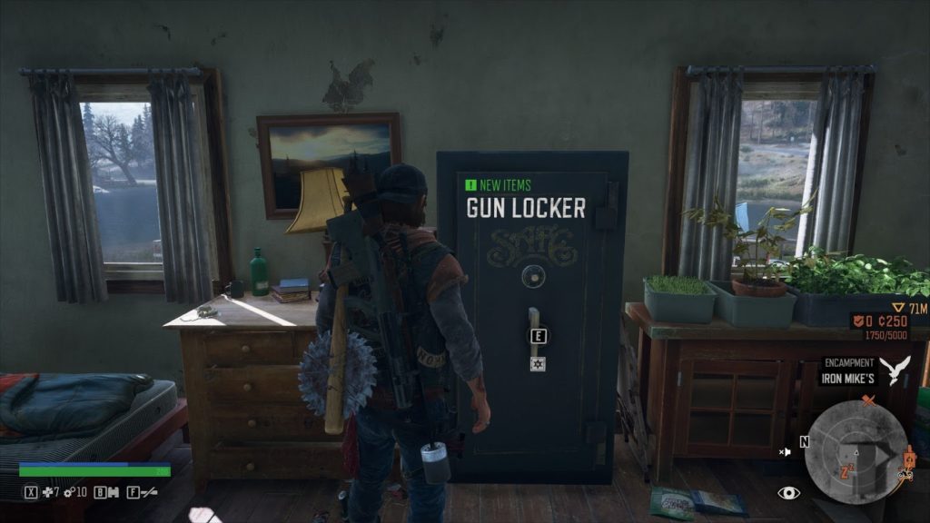 How to Store Weapons in the Gun Locker in Days Gone
