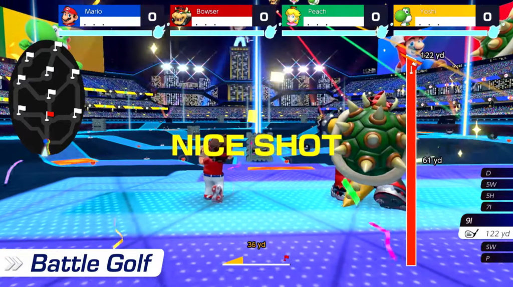 Mario Golf Super Rush Game Modes - Battle Golf