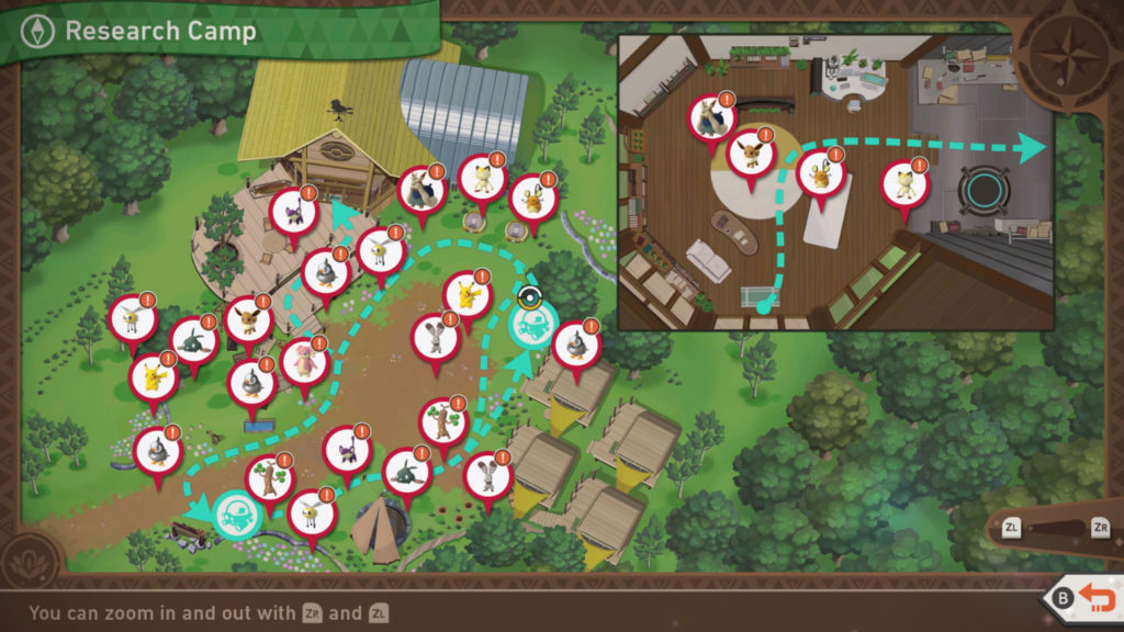 New Pokemon Snap Research Camp Map