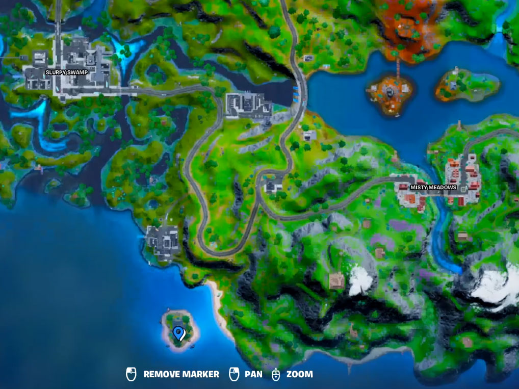 Where to find Orelia in Fortnite Chapter 2 Season 6 - Map Location
