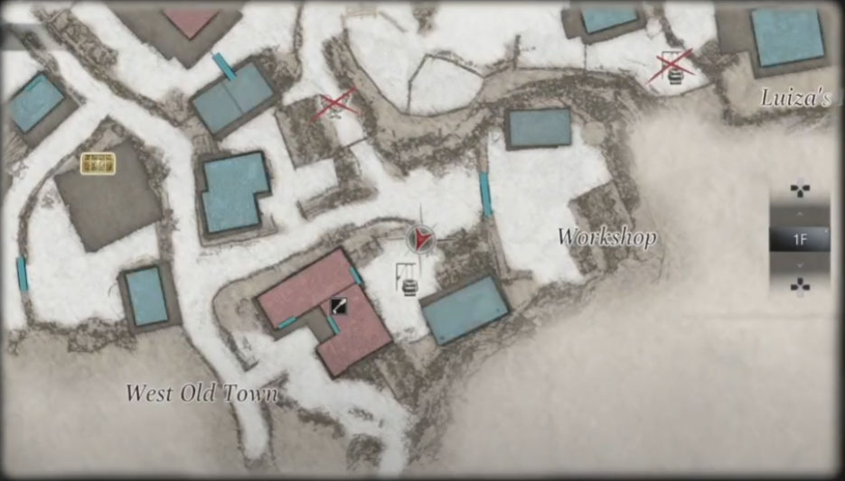 Resident Evil Village Lockpick Locations - Well, Between West Old Town and Workshop