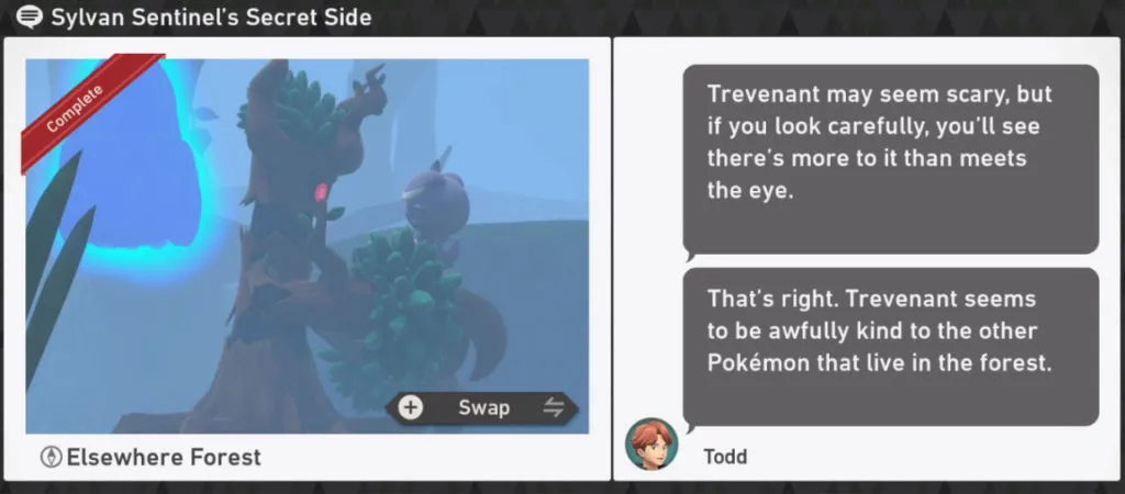 New Pokemon Snap Elsewhere Forest Request Secret Side