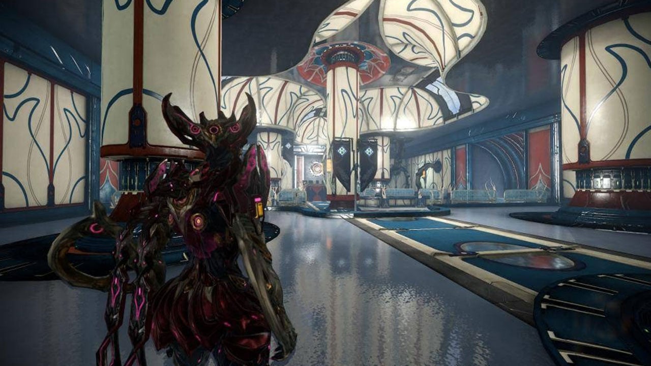 Warframe market. Варфрейм Додзе. Варфрейм Додзе сад. Зал в додзё варфрейм. Великий зал варфрейм.