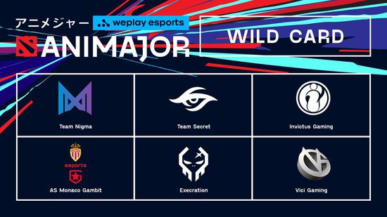 WePlay AniMajor 2021 Teams Wild Card