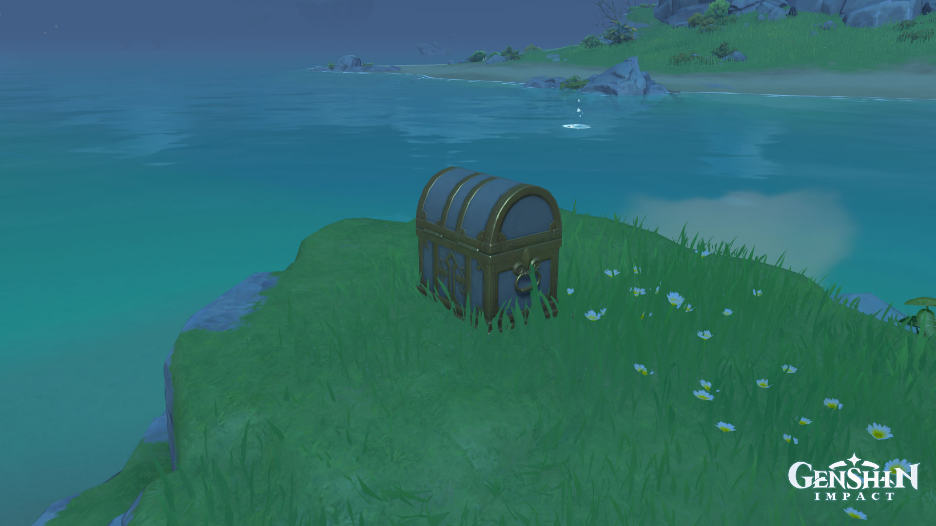 Genshin Impact Twinning Isle Locked Chest Location and Code
