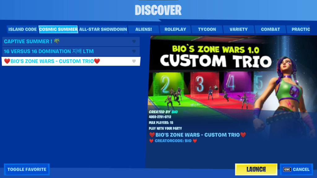 How to play Bio's Zone Wars Trio in Fortnite