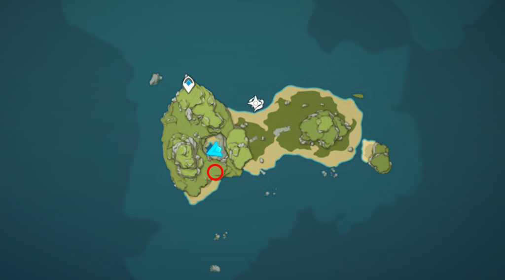 Genshin Impact Minacious Isle Seelie Puzzle Solution Map of Seelie Location