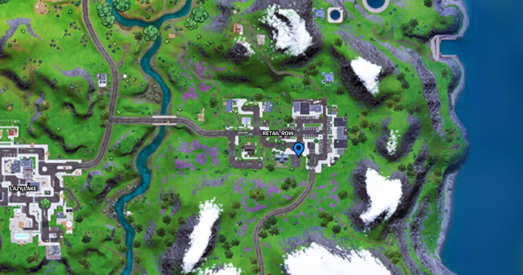 Fortnite Chapter 2 Season 7 Retail Row Rubber Duck Location Map