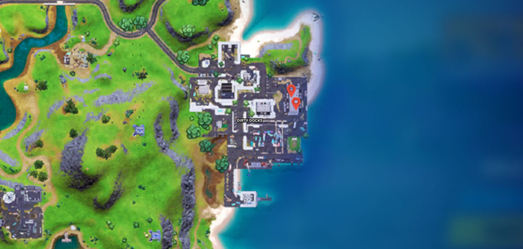 Spray Cans Locations at Dirty Docks