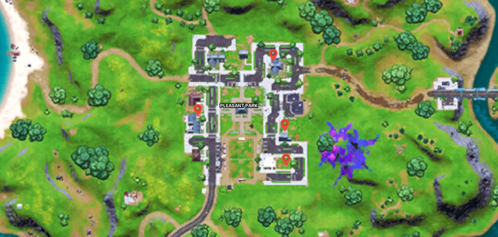 Spray Can Locations at Pleasant Park