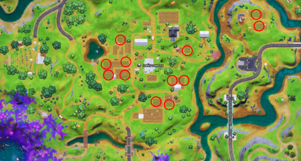 Where to collect 5 foraged items in Fortnite Chapter 2 Season 7