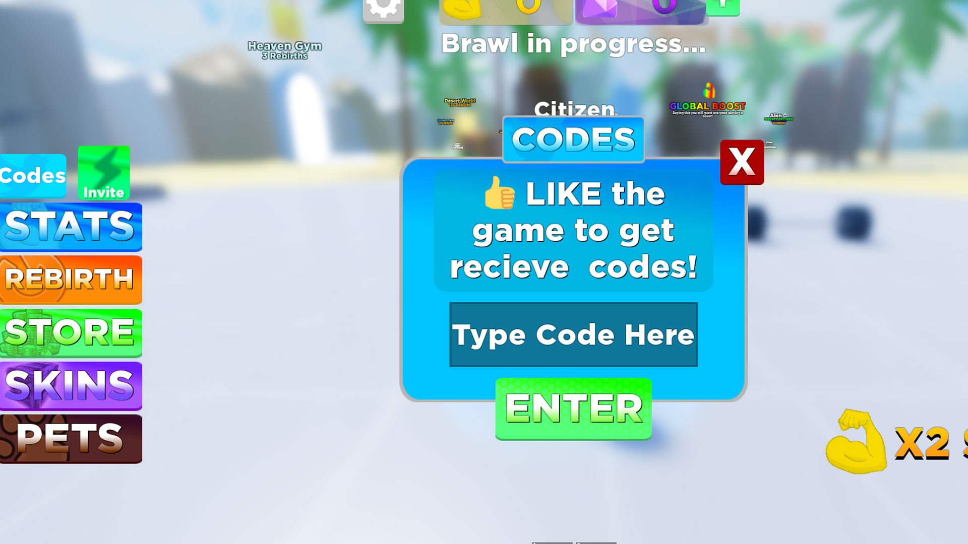 Lifting Champions codes – strength, gems, pets (May 2026)