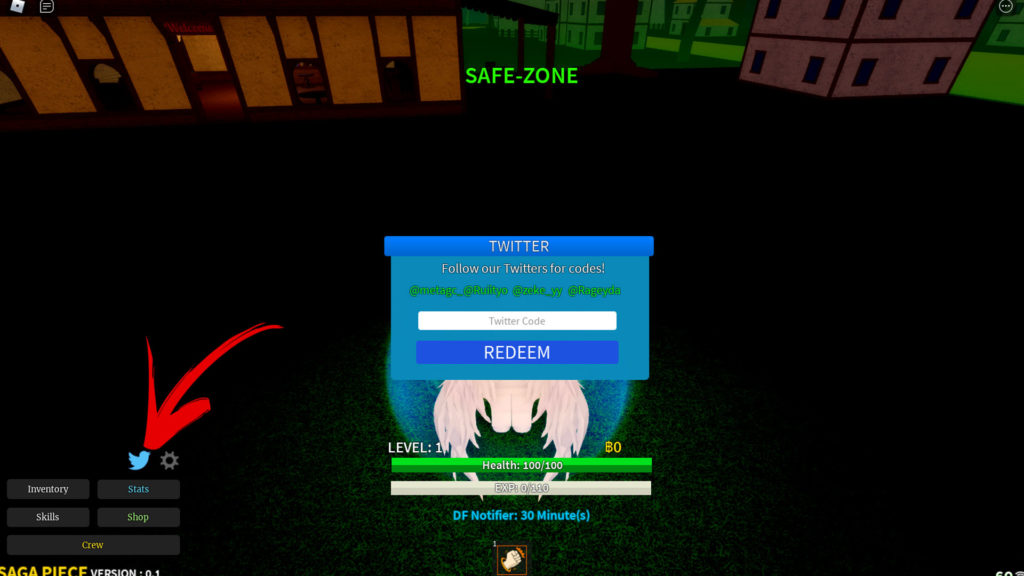 How to enter codes for Sage Piece on Roblox