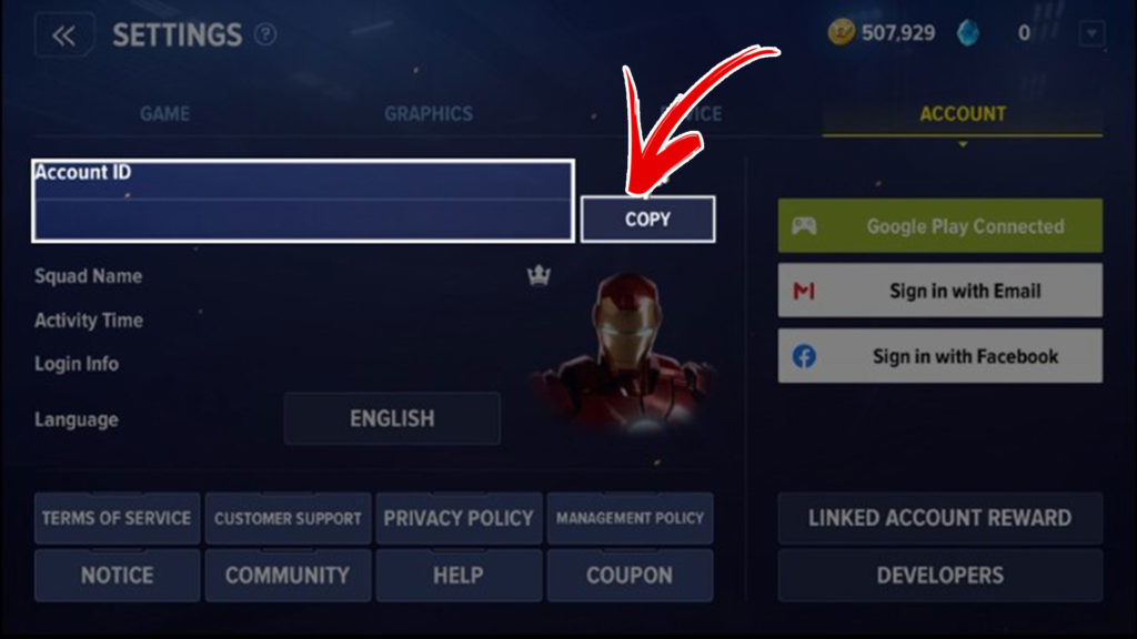 How to find your member code in Marvel Future Revolutions