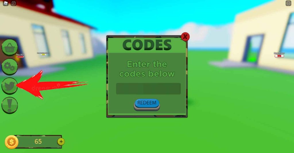 How to redeem codes for Military Island Tycoon