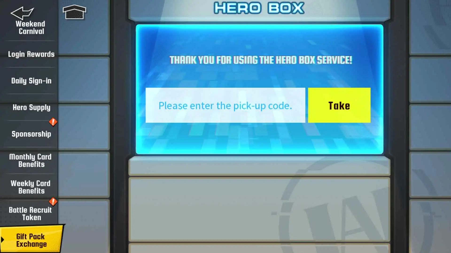 How to redeem codes for My Hero Academia The Strongest Hero
