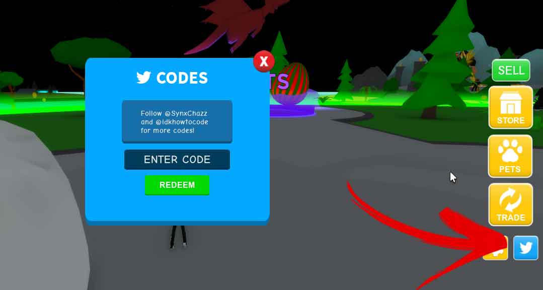 How to redeem codes for Workout Island