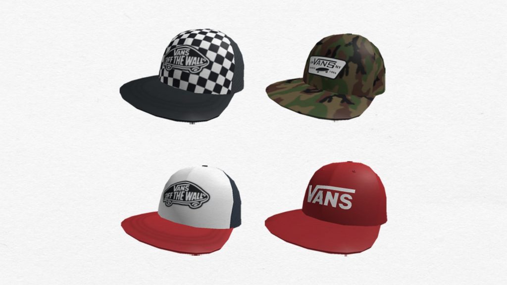 Roblox Vans World Hats