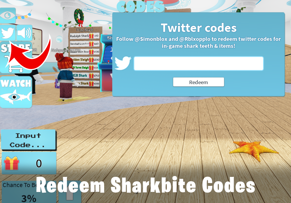 Sharkbite Redeem Codes