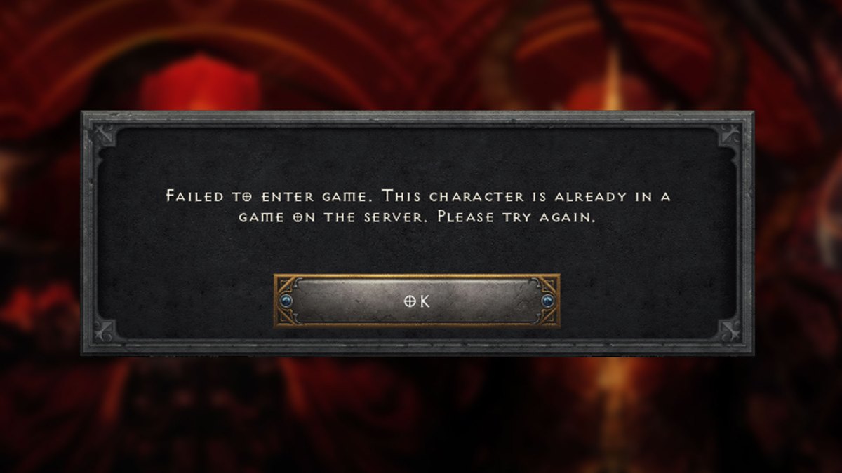 Diablo 2 Resurrected: Cannot Join or Create Game