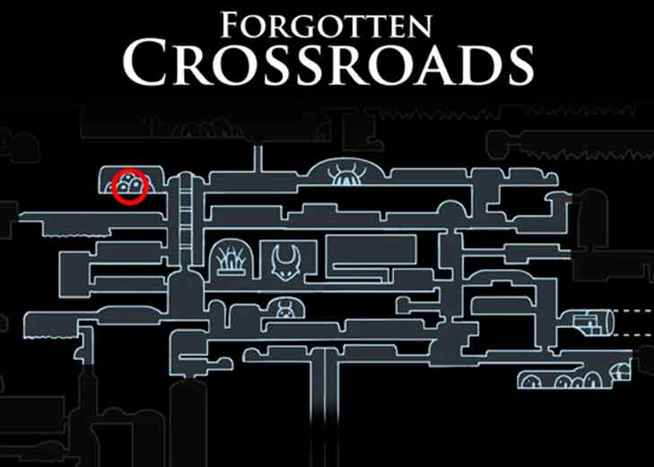 Hollow Knight Pale Ore Locations: Forgotten Crossroads