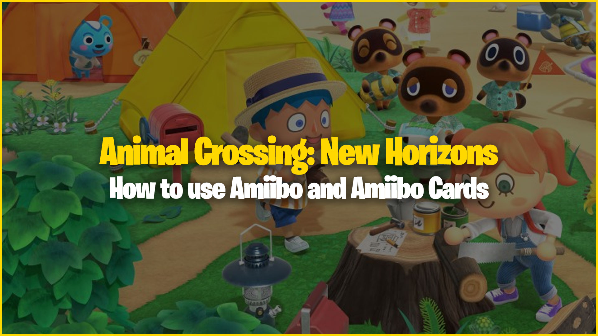 How to Use Amiibo and Amiibo Cards in Animal Crossing New Horizons