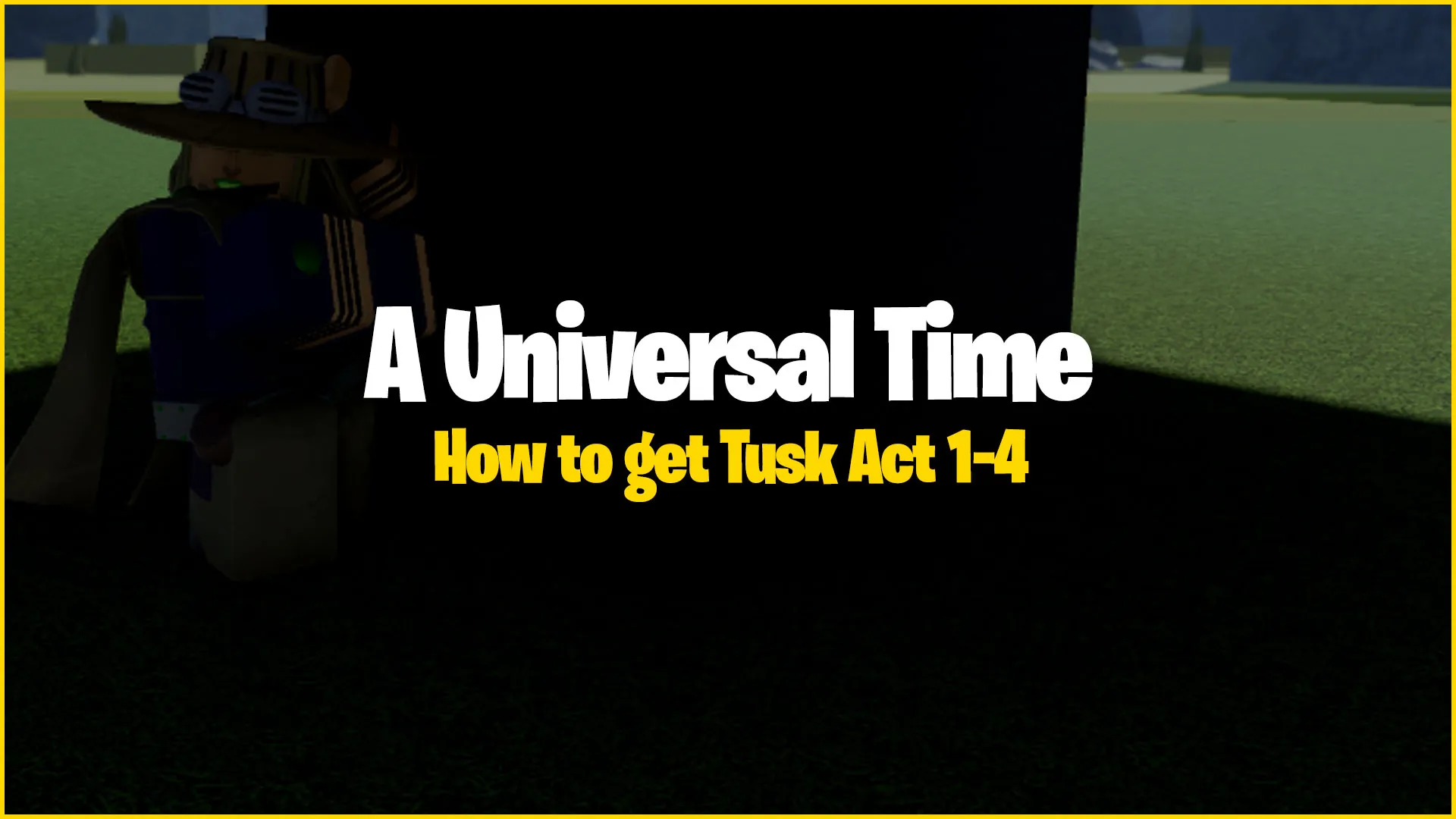 Tusk Act 4! The Infinite Rotation On A Universal Time 