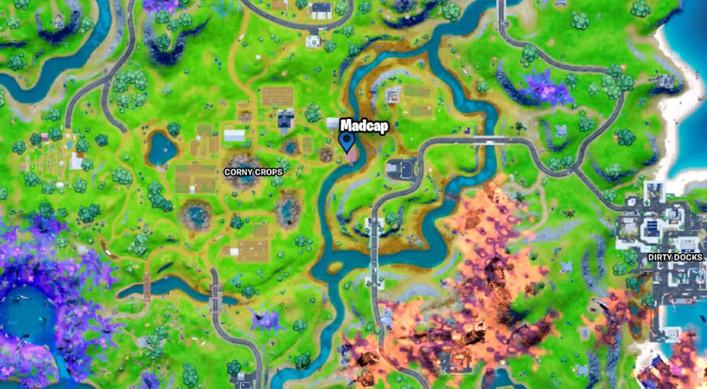 Where is Madcap in Fortnite?