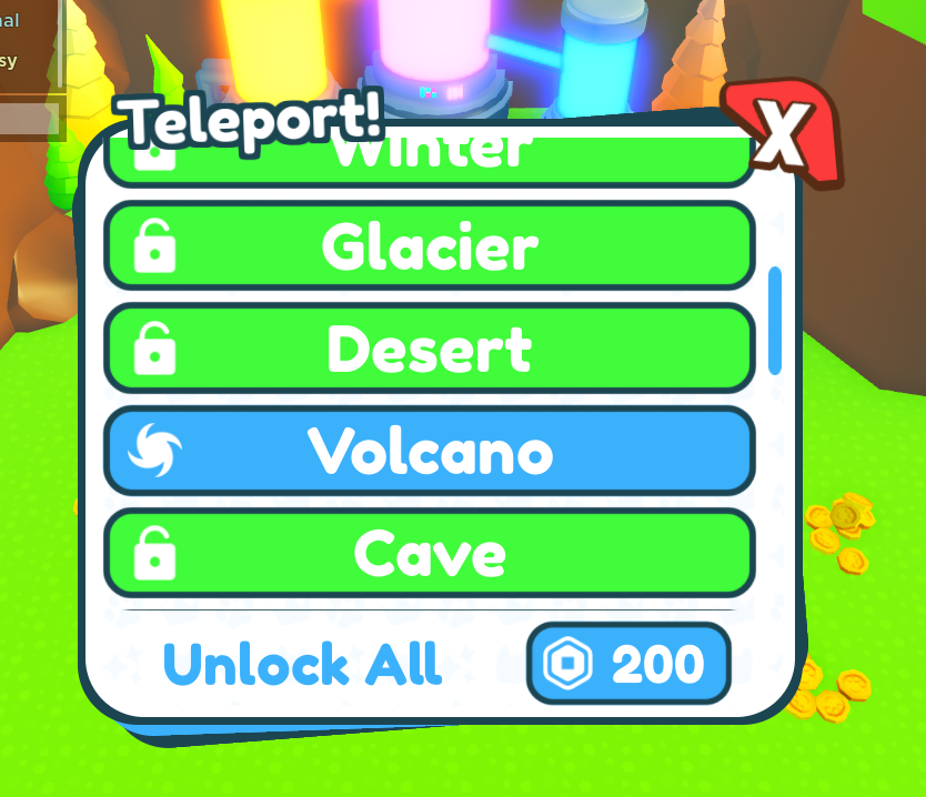 Teleport Menu