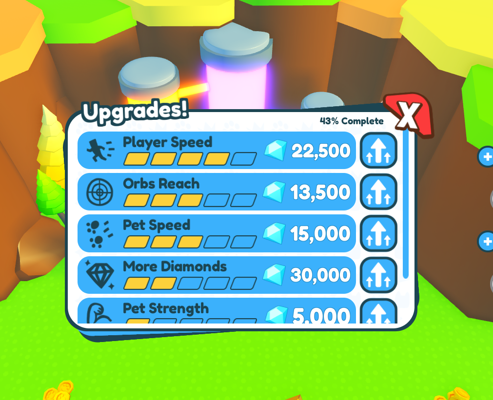 Pet Simulator X Upgrades