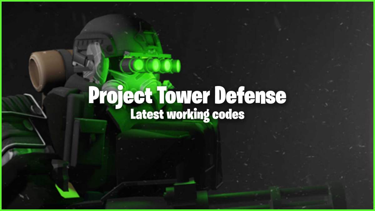 Project Tower Defense codes