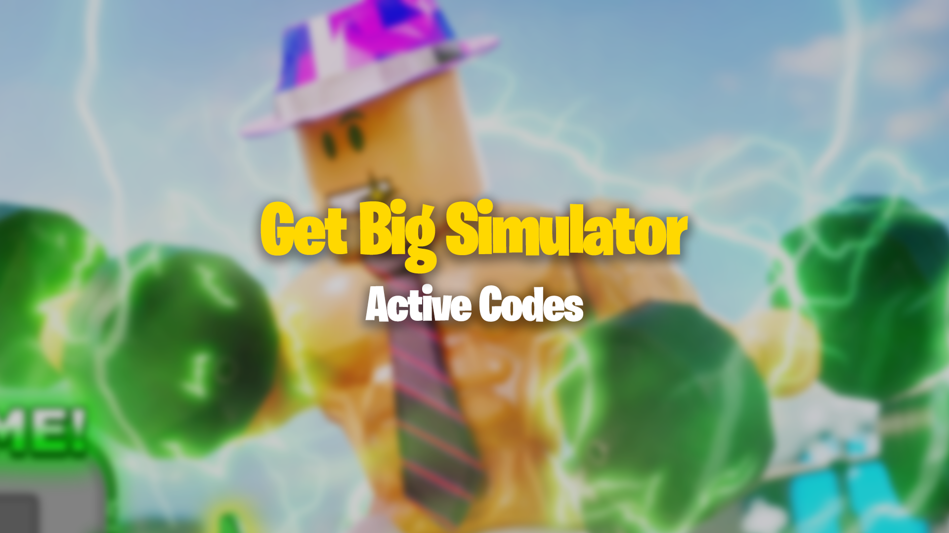 Roblox - Get Huge Simulator - Lista de codes e como resgatá-los