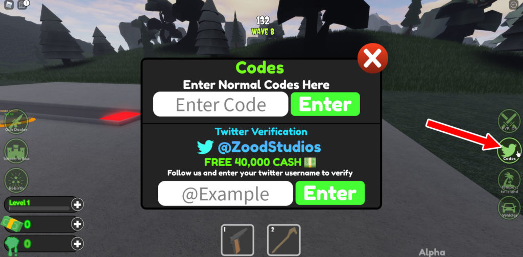 Zombie Defense Tycoon codes redeem