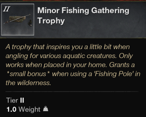 Minor Fishing Gathering Trophy