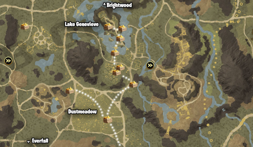 New World Everfall Brightwood Salt Route Map 1