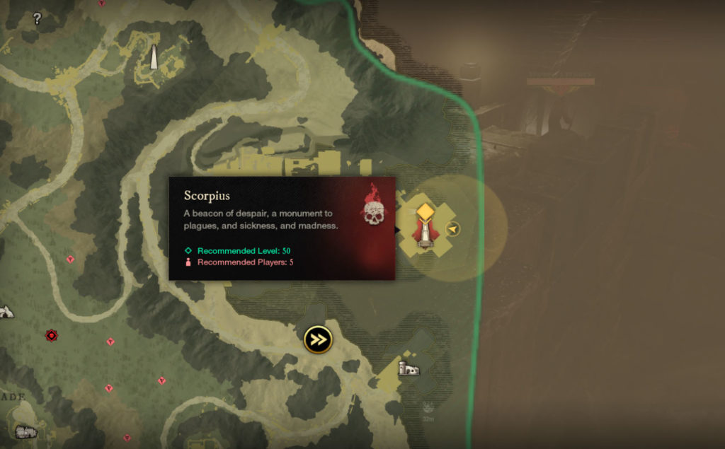 Where to find Scorpii Pluton in New World Map