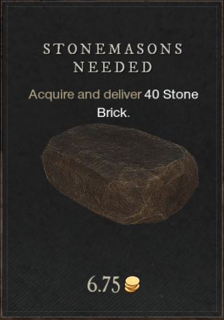 Stonemasons Needed