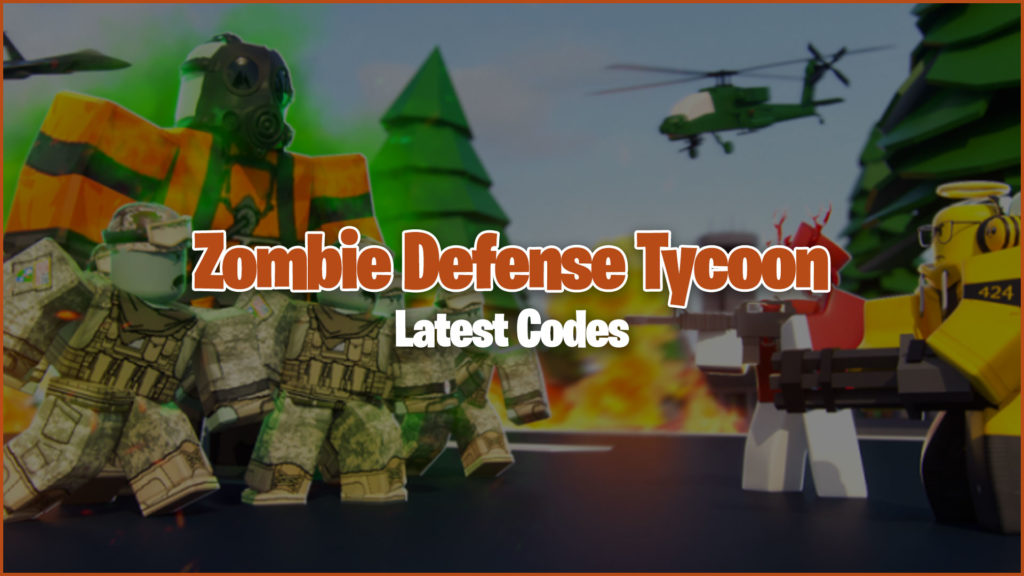 Zombie Defense Tycoon codes