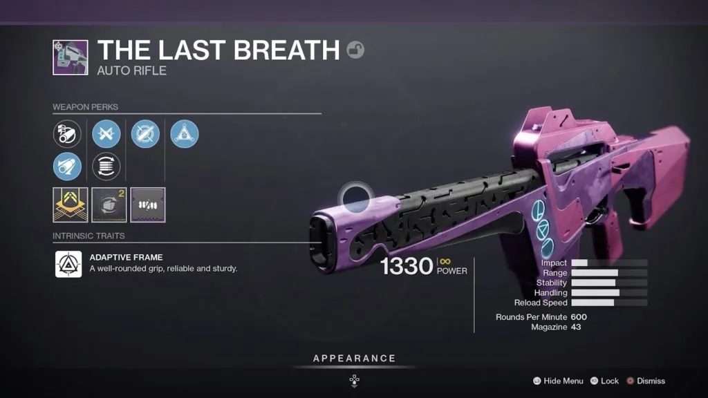 Destiny 2 Season 15 PvE Meta Weapons Guide - The Last Breath
