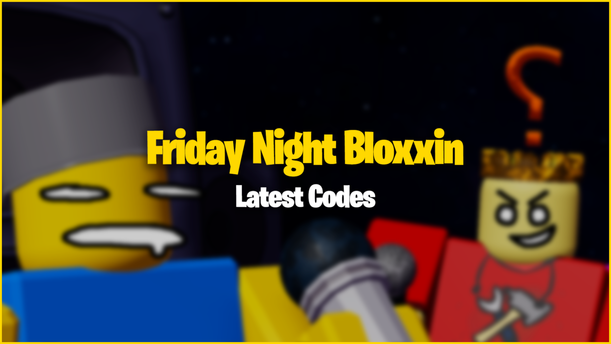 Roblox Friday Night Bloxxin Codes for November 2022 : FNB Free Points