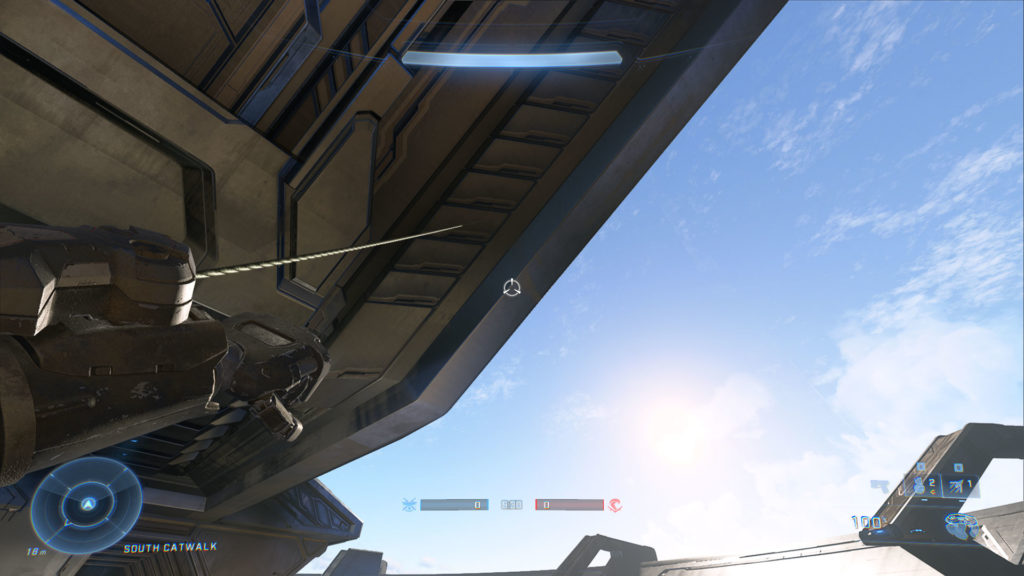 Halo Infinite Grappleshot swing