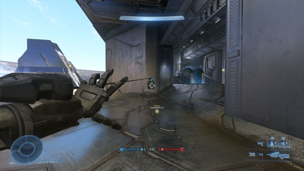 Halo Infinite Grappleshot wall item