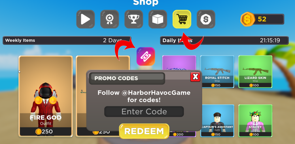 Harbor Havoc Codes (November 2023)