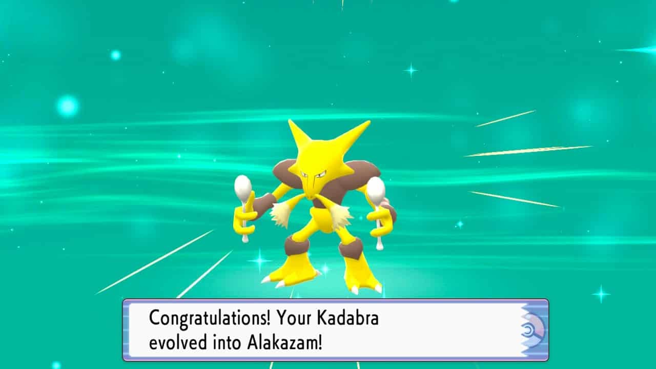 How to Evolve Kadabra into Alakazam in Pokémon Brilliant Diamond and