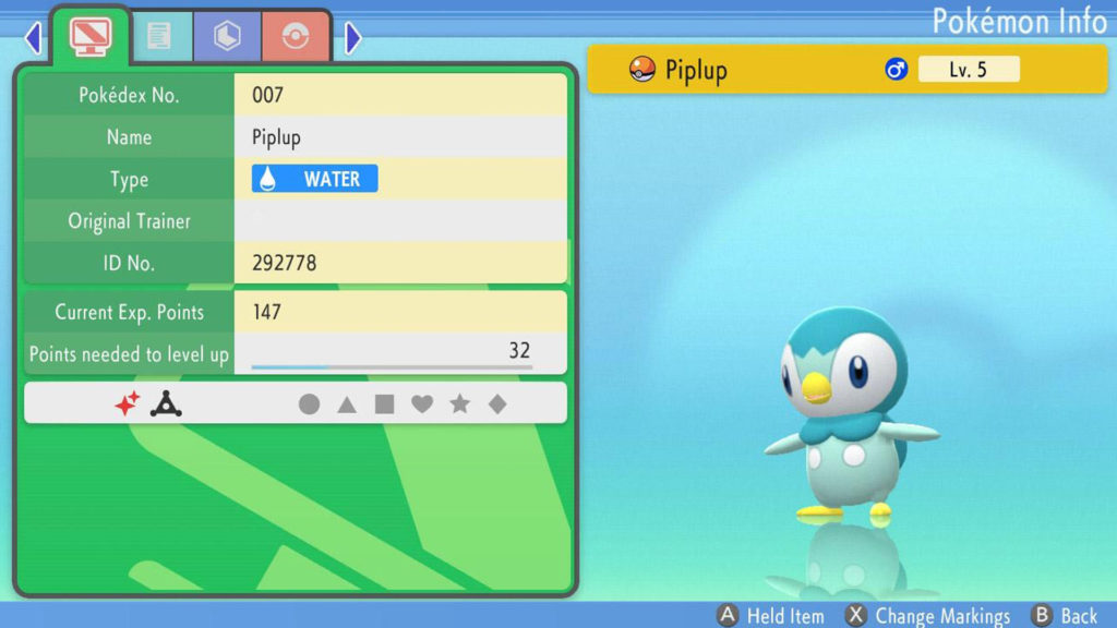 How to get a Shiny Starter in Pokemon Brilliant Diamond and Shining Pearl - Piplup