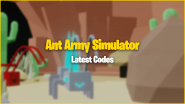 Ant Army Simulator Codes October 2023 Gamer Journalist