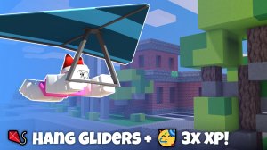 BedWars Gliders and Triple XP Update Log