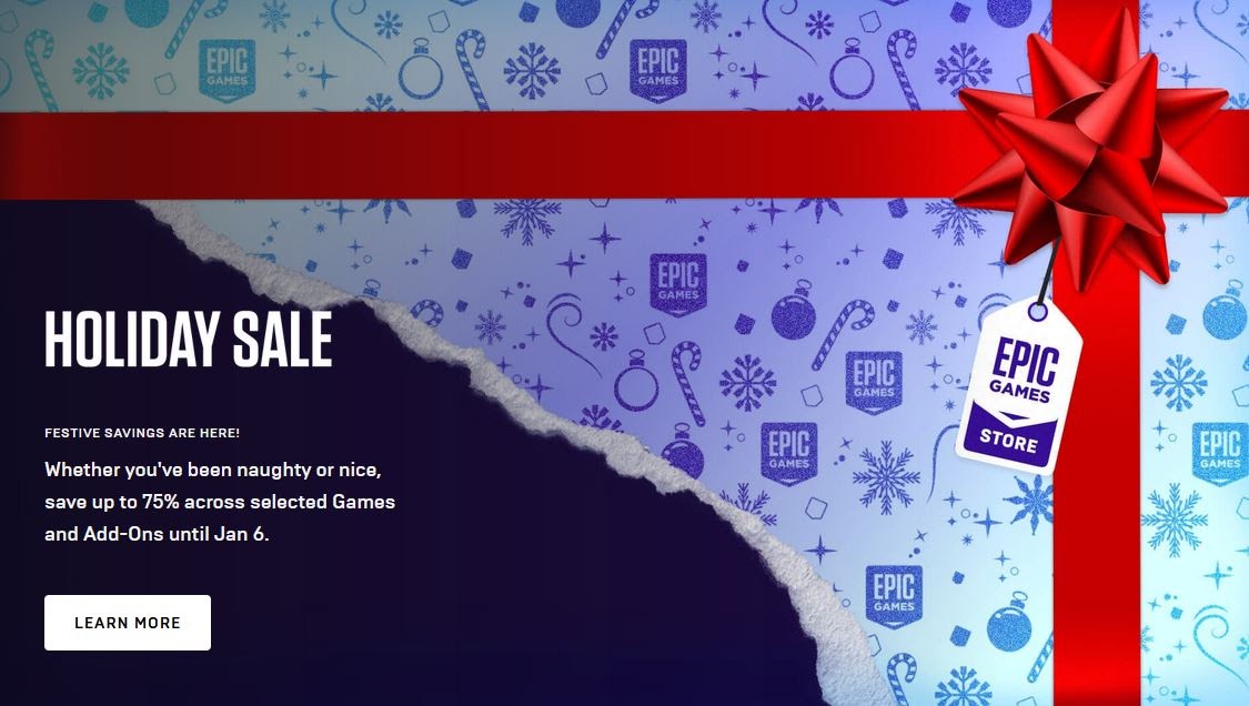 Can You Gift Games To Friends On Epic Games Gamer Journalist Epic Games Store Holiday Sale 