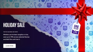 Epic Games Store Holiday Sale