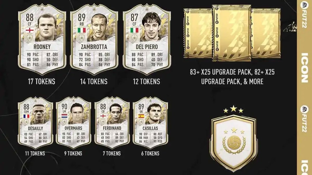 FIFA 22 All Icon Swaps Set 1 Objectives and Rewards